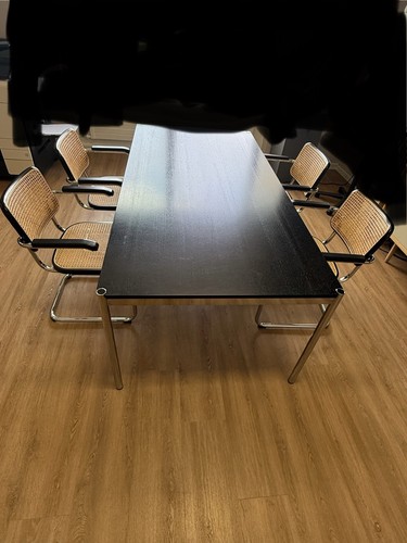 Usm haller tisch mit thonet - mit,