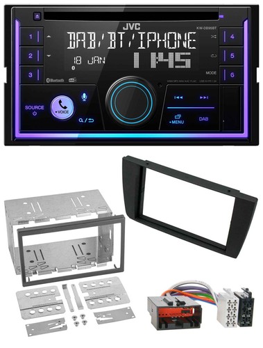 Jvc mp3 usb 2din - jvc, bluetooth