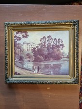 Schönes altes Bild gerahmt