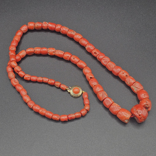 Korallen kette 53g mittelmeer - korallen,