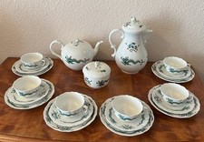 Meissen Kaffeeservice Service grüner Drache  Gedecke 6 Personen Teekanne