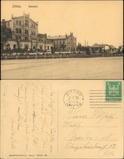Ansichtskarte Zittau Bahnhof