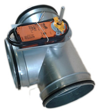 Bypassklappe Erdwärme Ø100-200 Belimo CM230 Stellantrieb 230V Lüftung Abluft