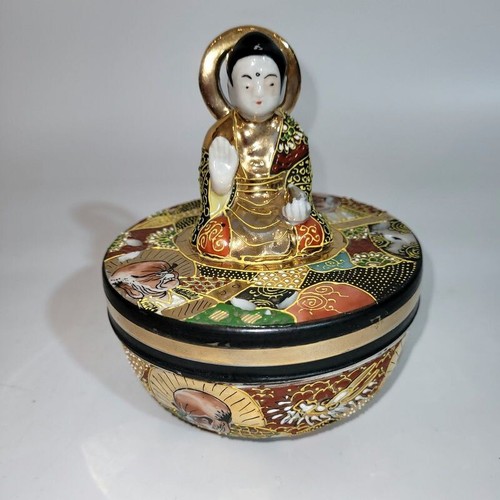 Japanische deckeldose buddha - japanische,