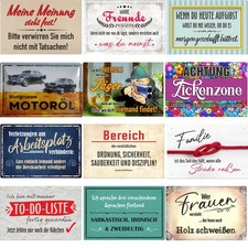 Blechschild Sprüche Schilder