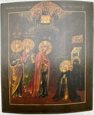 Original alte russische Ikone