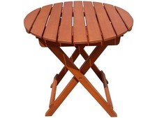 Balkontisch Los Hanford 985196, klappbar, Eukalyptusholz, geölt, 45 x 50 cm - A