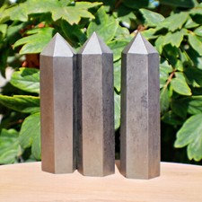 Natural Schungite Quartz Point