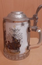 WMF Bierkrug Glas & Zinn "4