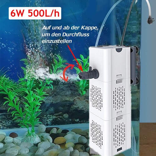 500l aquarium innenfilter - 6w,