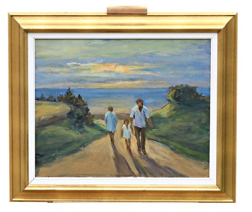 Familie meer ölbild auf - meer,