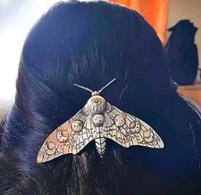 Motten-Haarspange. Damen