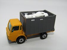 Matchbox Superfast No 37 Cattle Truck gelb massive Räder neuwertig UB