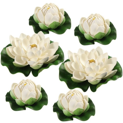 6st künstliche seerose - seerose, lotus