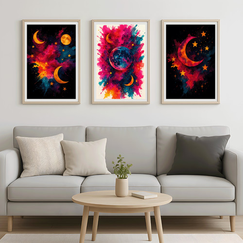 Bunte galaxie nachthimmel - bunte,