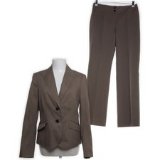 ESPRIT, Anzug, Größe: 38, Acetat/Baumwolle/Elasthan, Braun #Bvw