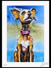 Original Kunst Druck Grafik "