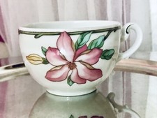 Vintage Porzellan Tasse Heinrich by Villeroy&Boch Magnolia weiß bunt gold