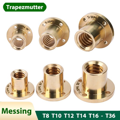 Messing trapezgewindespindel - messing,