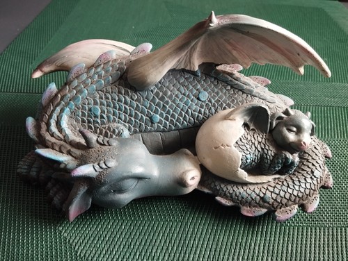Drache süß deko figur - drache,