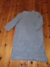 Street One - Kleid - Grau Hellgrau - Herbst / Winter - Gr. 40 - 3/4-Arm - Fleece