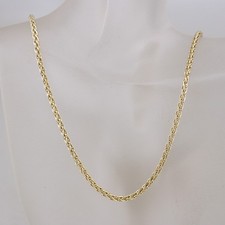 Halskette Zopfmuster in 333/8k