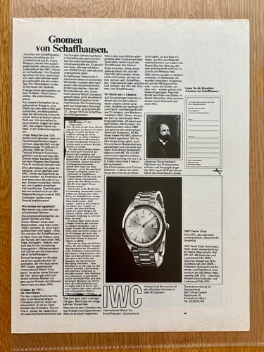 1968 iwc yacht - yacht, gnomen
