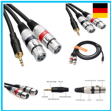 XLR-Dual Splitter | 2m OFC-Kabel | Farbcodierung