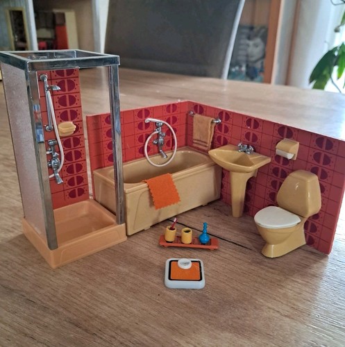 Lundby vintage badezimmer - vintage,