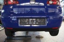 Stossfänger/ Stoßstange Hinten Seat Ibiza 1.2 12V 6L Farbe Azul Swing Blau LS5G