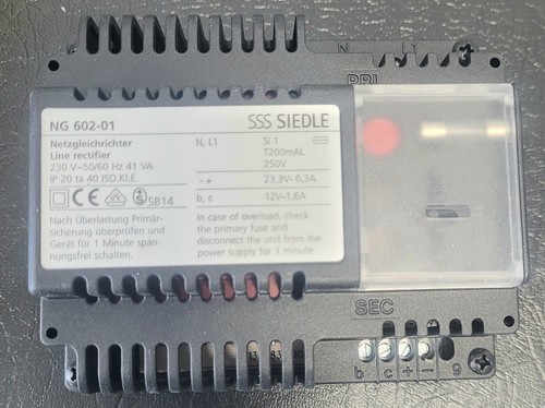 Siedle netzgerät 602 - siedle,