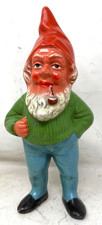 Gartenzwerg Zwerg Gnom ALT 27cm Ton Keramik Alt /P18.10/5