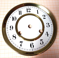 Älteres Neuwertiges Zifferblatt für Regulator etc. Messingfarben D =15 cm ZR6