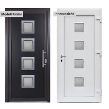 kuporta Kunststoff HAUSTÜR anthrazit / weiß Nebeneingangstür Kellertür Außentür