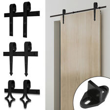 Schiebetürbeschlag Set Schienen Schiebetürsystem Laufschiene 152-363cm Holztür