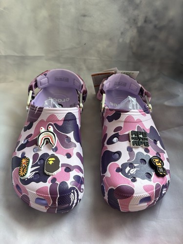 Bape crocs lila 42 - bape, gr.41-42