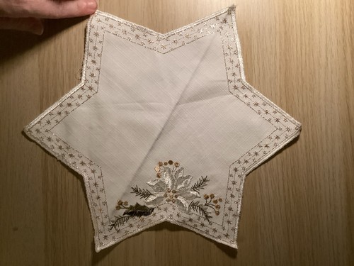 Sternförmige tischdecke - sternförmige,