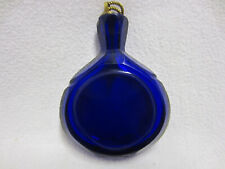 Schnupftabakglas - Brasilflaschl - Kobaltblaues Farbglas - Geschliffen um 1900