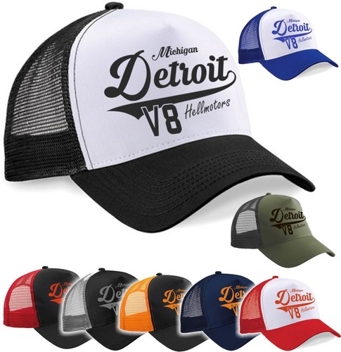 Detroit trucker mesh cap - detroit,