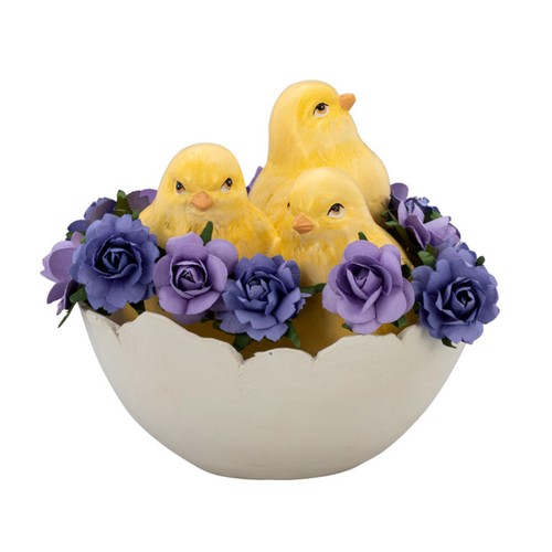 Osterdeko küken eierschale - küken,