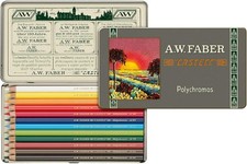 Faber Castell POLYCHROMOS Künstlerfarbstifte 111 Jahre x12 *NEU*