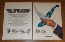 Seltene Werbung TOSHIBA