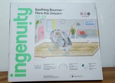 Ingenuity Babywippe Flora Vibration & 8 Melodien Spielbogen Kopfstütze Gurte 9Kg