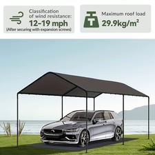 10x20 ft Heavy Duty Carport