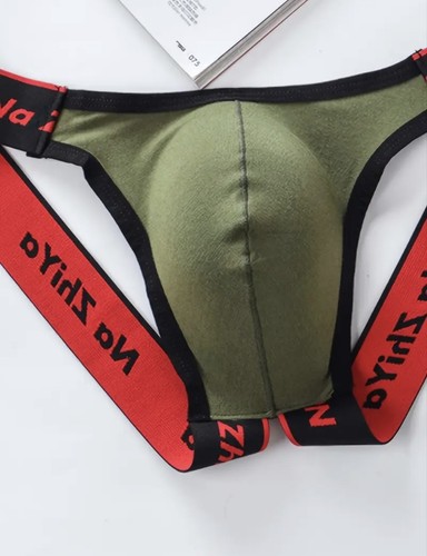 Herren jock strap olivgrün - ,