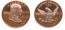 Medaille kupfer - medaille,