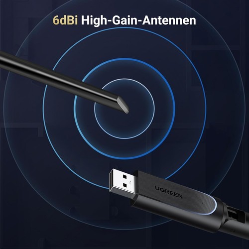 Ugreen wlan stick ax900 wifi - wifi, 6
