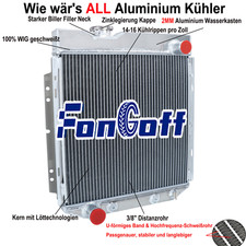 4 Reihig Aluminium Kühler