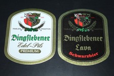 2 unbenutzte Bieretiketten BE