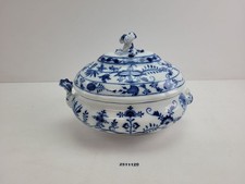 Porzellan Suppenterrine Terrine Meissen Zwiebelmuster 1. Wahl alt antik #2511120